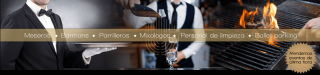 Servicio de meseros, barman, parrilleros, mixologos para eventos sociales