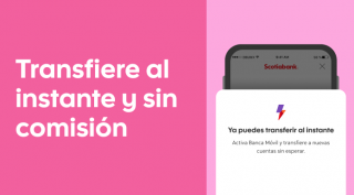 Solo da de alta y transfiere en ScotiaMóvil en un dos por tres