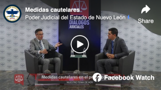 Medidas cautelares en el proceso penal Nuestro director penal MDP. Ricardo Raygoza participó en el programa Diálogos Judiciales del PJENL con el tema 